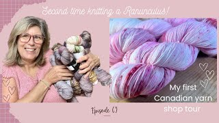 Another Ranunculus  Canadian Yarn Shop Tour Podcast Episode 69 The Autumn Acorn Knits [upl. by Leah]