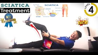 5 Major Exercises of SciaticaLumbar RadiculopathyLow Back Pain  Level 4 [upl. by Sregor]