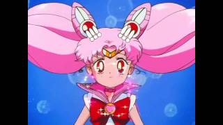 Sailor Moon  Chibi Moon  All Attacks and Transformation [upl. by Worlock]