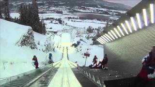 Vikersund skiflying 192 m POV [upl. by Wj]