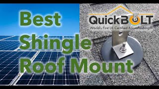 The Best Solar Roofing Anchors For a shingled roof [upl. by Greggory]