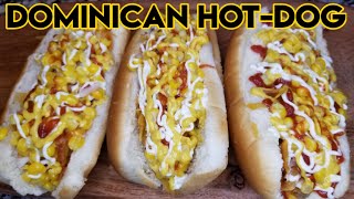 Como Hacer Perro Caliente Dominicanos hot dogs [upl. by Laohcin]