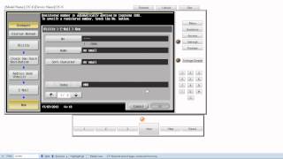 Konica Minolta Bizhub C224 Tutorial  Add an Email Destination [upl. by Artapoelc]