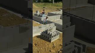 Autoconstruction de A à Z des fondations de notre future maison ossature bois  timelapse maison [upl. by Tobi]