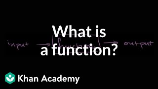 What is a function  Functions and their graphs  Algebra II  Khan Academy [upl. by Torto291]