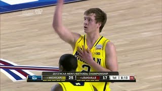 Spike Albrecht 17 points in NCAA Championship Game Full Highlights 4813 [upl. by Ahseer]