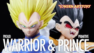 Tonsen arttoys  Primitive Prince amp Proud Warrior Custom Heads Review [upl. by Nesila]