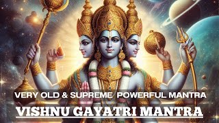 FULFILL YOUR EVERY DREAM with this mantra  Vishnu Gayatri Mantra [upl. by Tsan608]