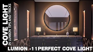 How to do Perfect COVE Circular Lighting in Lumion 11  SERIES  66 [upl. by Hew]