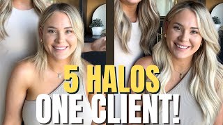 How To Wear Halo Extensions  Pros amp Cons Of Halo Hair Extensions  1 Hair Stop [upl. by Hagai371]