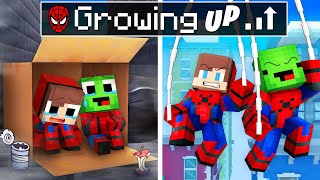 JJ Became SpiderMan with New Costume and Mikey But Venom  Maizen Minecraft Animation [upl. by Nnahgem819]