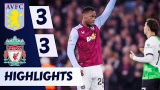 Tabintii Aston villa vs Liverpool 33 All Goals  Highlights [upl. by Pavlov]