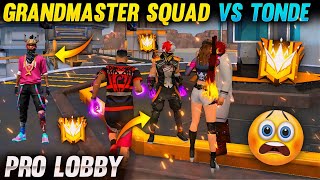 FREEFIRE GRANDMASTER LOBBY  SENIOR FFF VS SQUADS fffffff ffff fffffffffffffffffffff [upl. by Pepe]