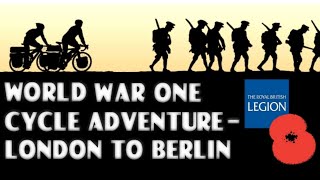 Epic WW1 European Battlefield Bike Tour  England France Belgium and Germany [upl. by Nosmas]