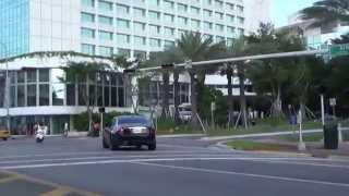 Hotels in Miami  RollsRoyce  Miami Beach fahrt zum Luxushotel [upl. by Ennazus]