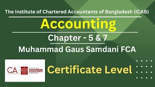 CL AccountingChapters5 amp 7 Preparing FS Cost of Sales Accruals amp Prepayments Gaus Samdani FCA [upl. by Annaeoj885]