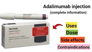 Abrilada 40mg  adalimumab 40mg injection [upl. by Icram94]