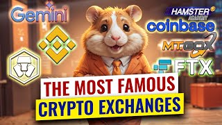 Top 6 famous crypto exchanges changed the world of crypto ⚡️ Hamster Academy [upl. by Cletis]