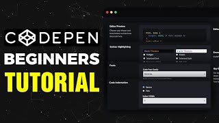 How To Use CodePen in 2024  Beginner CodePen Tutorial [upl. by Nosredna]