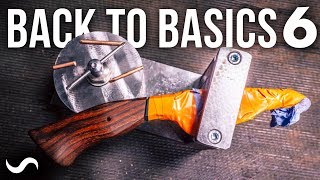 MAKING A KNIFE WITH NO POWER TOOLS PART 6 [upl. by Stefanac]