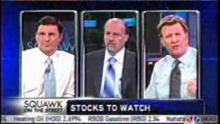 Jim Cramer on CNBC January 2 2008 [upl. by Haisoj43]