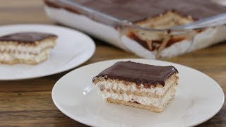 NoBake Biscuit Cake Recipe [upl. by Nador]