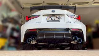 Lexus RCF Track Edition Cold Start with Meisterschaft GTC Ti Exhaust [upl. by Bolger]