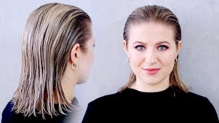 THE WET LOOK ON MY NATURAL HAIR  HOW TO MAKE IT WORK FOR YOU  TYPE 3 HAIR [upl. by Agata]