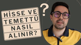 Hisse ve Temettü Nasıl Alınır [upl. by Yelsnya]