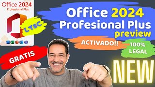 INSTALAR OFFICE 2024 Professional Plus LTSC PREVIEW ✅ Gratis y 100 Legal ✅ [upl. by Uball611]