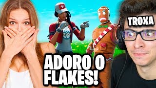 CONHECI UMA MENINA E ELA ME PASSOU A PERNA NO FORTNITE [upl. by Keeryt]