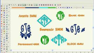 Lettering  Tajima DGML by Pulse Embroidery Software [upl. by Clayton]