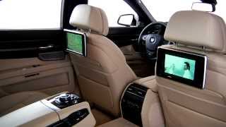 7 Series Rear Seat Entertainment  BMW HowTo [upl. by Fessuoy]