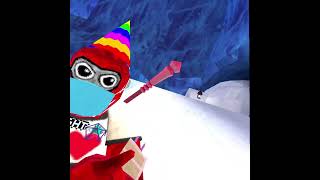 gorillatag metaquest vr gtag gameplay gorillatagfun snow slide mountains beginners funny [upl. by Atiuqel]