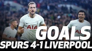 GOALS  Spurs 41 Liverpool [upl. by Mays]