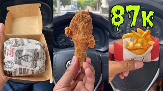 Mukbang  Combo 87k mua được gì tại gà rán KFC Combo of KFC fried chicken store [upl. by Siuqramed893]