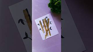 Bamboo painting easy painting  painting paintingeasy shorts youtubeshorts [upl. by Pyotr351]