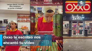 Empleado del Oxxo muestra su jornada laboral al estilo Wes Anderson [upl. by Caren]