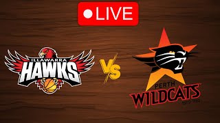 🔴 Live Illawarra Hawks vs Perth Wildcats  Live Play By Play Scoreboard [upl. by Llacam902]