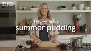 How to Make Summer Pudding  Tesco [upl. by Tarsuss]