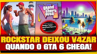 BOMBAA ROCKSTAR VAZA DATA do GTA 6  Jogo pode ter 200GB de tamanho nos CONSOLES [upl. by Chavey]