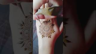 New flower mehndi design 🙏🌸mehndi shots youtubeshorts viralvideo [upl. by Keating422]