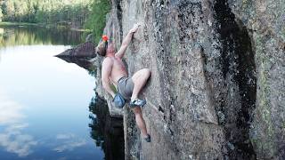 Norways strongest man VS huge 20meter cliff [upl. by Artapoelc]