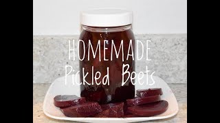 How To Make Pickled Beets  Homemade Pickled Beet Root [upl. by Gnilrac258]