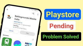 Play Store Download Pending Problem Solve  🤩 Playstore Cant Download App Pending  Problem Fixed [upl. by Aihsenal]