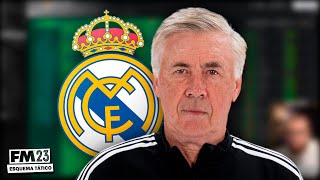 Tática do REAL MADRID de Carlo Ancelotti 433  Football Manager 2023 [upl. by Lander728]