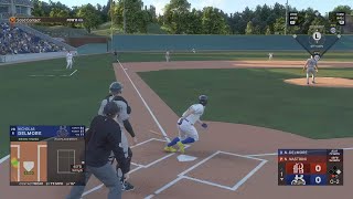 Nicholas The Dude Takes on Double A in MLB The Show [upl. by Ahseinar]