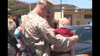 Hawaii Marines Deploy to Iraq [upl. by Porty]