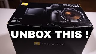 Nikon P1000 Unboxing  First Look and comparison with a DSLR [upl. by Kciwdahc]