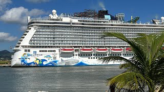 Norwegian Escape  Embarkation Day amp Interior Stateroom tour 14607 [upl. by Antons]